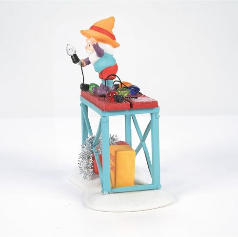 Department 56 North Pole Village Accessories Time to Decorate Figurine, 3.6 Inch, Multicolor in Saudi Arabia