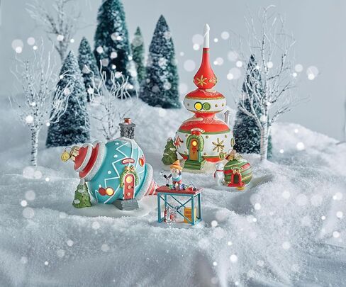 Department 56 North Pole Village Accessories Time to Decorate Figurine, 3.6 Inch, Multicolor in Saudi Arabia