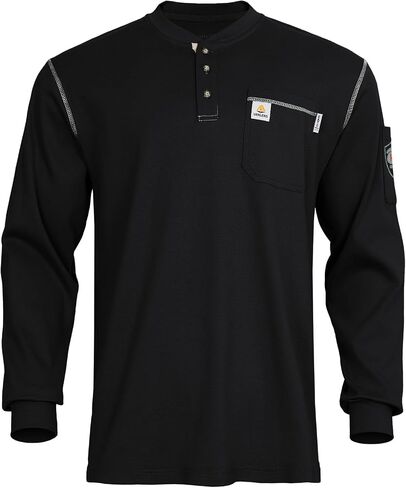 FR Shirts for Men CAT2/HRC2 Flame Resistant Shirts 6.5oz Light Weight Long Sleeve Fire Retardant Shirts in Kuwait