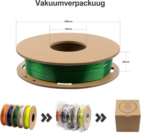 TPU Filament 1.75mm Bundle, TINMORRY 3D Printer Filament Bundle, 200g x 5 spools, Transparent + Transparent Orange + Transparent Yellow + Transparent Violet + Transparent Emerald Green in Saudi Arabia