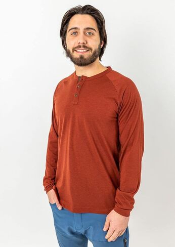 Club Ride Apparel Men's Payette Henley Long Sleeve Cycling Jersey in Saudi Arabia