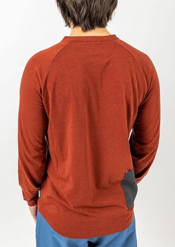 Club Ride Apparel Men's Payette Henley Long Sleeve Cycling Jersey in Saudi Arabia