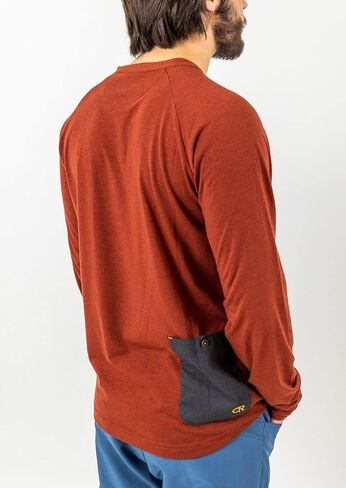 Club Ride Apparel Men's Payette Henley Long Sleeve Cycling Jersey in Saudi Arabia