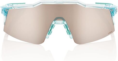 100% SPEEDCRAFT SL Sport Performance Cycling Sunglasses (Polished Translucent Mint - HiPER Silver Mirror Lens) in Saudi Arabia