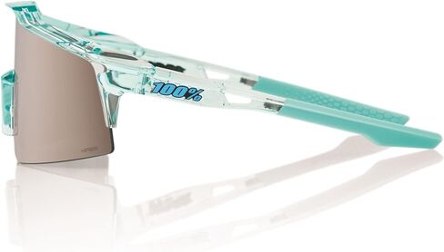 100% SPEEDCRAFT SL Sport Performance Cycling Sunglasses (Polished Translucent Mint - HiPER Silver Mirror Lens) in Saudi Arabia