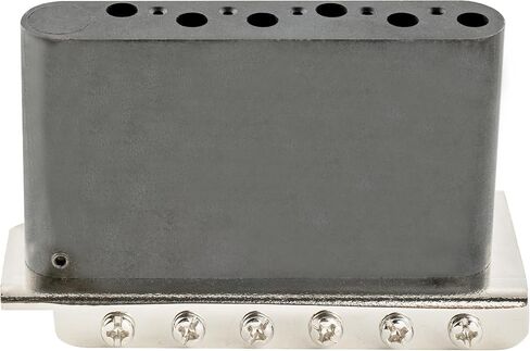 Wilkinson WV2-SB 54mm (2-1/8 inch) 2-Point Steel Vintage Bent Saddles Guitar Tremolo Bridge with Push-In Arm 41mm Full Solid Steel Block for Strat Style Electric Guitar, Nickel in Saudi Arabia