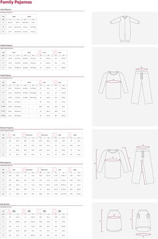 مجموعة FOCO NCAA Busy Block Family Matching Collection Holiday Pjs in Saudi Arabia