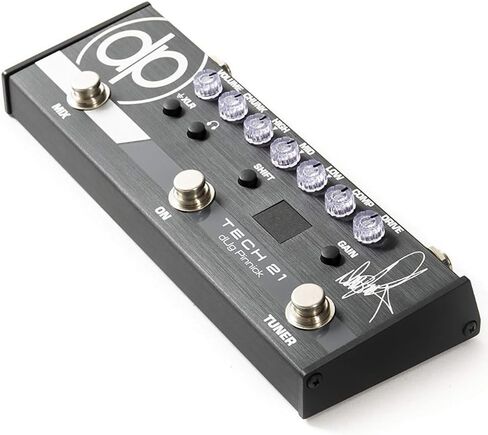 Tech 21 SansAmp dUg Pinnick DP-3X Signature Pedal Bundle w/ 2x Strukture S6P48 Woven Right Angle Patch Cables, 12x Fender Picks and Liquid Audio Polishing Cloth in Saudi Arabia