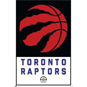 Trends International NBA Toronto Raptors - Logo 21 Wall Poster, 22.375" x 34", Unframed Version
