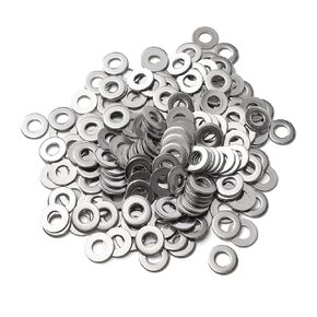 M4 Flat Washers,304 Stainless Steel,200pcs 4x9x0.7mm Flat Spacers for Screw Bolt, Electronic Repair, Automotive