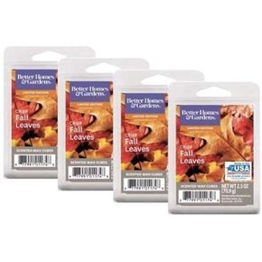 Better Homes and Gardens Crisp Fall Leaves Scented Wax Cubes, 4-Pack (2.5 Ounce each)