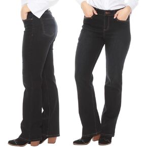 WADOS( Bootcut Jeans for Women, High Waisted, Classic Fit - Stretchy, Comfy Women’s High Rise Flare Jeans - Denim Pants