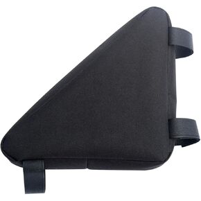 Kisangel Bicycle Triangle Bag Small Bike Bag Storage Black Bike Frame Bag Bike Front Frame Bag for Multi-function Vessel Tools