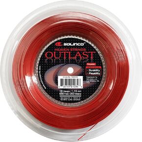 Solinco Outlast Tennis String Reel-Red-17