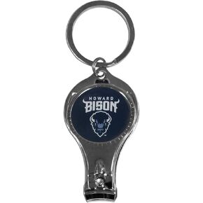 Siskiyou Sports NCAA Howard University Bison Nail Care/Bottle Opener Key Chain, One Size, Team Colors