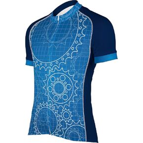 Cognitive Addiction Men's Cycling Jersey - Short Sleeve Bike Shirt for Biking and Road Riding