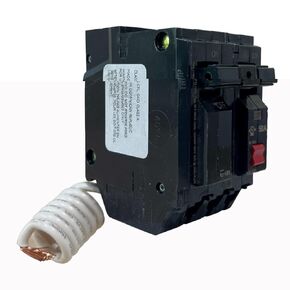 General Electric GE THQL2150GFT2 Ground Fault Circuit Interrupter 50A 120/240 VAC 10,000 AIC Self-Test Feature