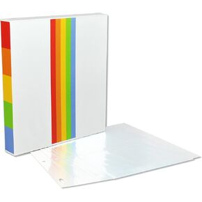 UniKeep Photo Album Complete With 25 Photo Pages to Hold 200 Standard Polaroid Photos (Rainbow)