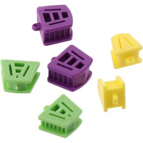 6 عبوات من مكعبات عض الأسنان، كتل عض من السيليكون للفم للأسنان، كتل عض الأسنان من الدعائم للفم in Kuwait