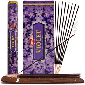 Coffee Incense Sticks and Incense Stick Holder Bundle Insence Insense Hem Incense Sticks
