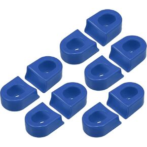 uxcell 10 Pcs Silicone Bicycle Cycling Crank Boot Protectors Mountain Bike Sleeve Crank Arm Cover Protection
