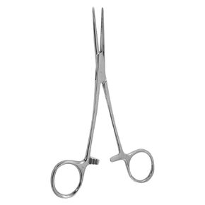 STT RK55STR Half Serrated Kelly Hemostatic Forceps Straight Stainless Steel (14 cm), 5.5" L
