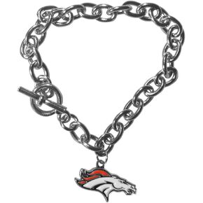 Siskiyou NFL unisex-adult Charm Chain Bracelet