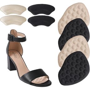 Ball of Foot Cushions for Women, Ball of Foot Cushions for Heels, Shoes Pads for Women Shoes That are Too Big, 3 Pairs