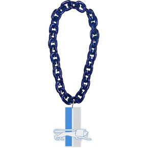 aminco Detroit Lions Throwback Logo NFL Fan Chain, Blue