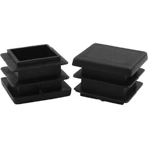 Hitefu 30PCS 1-1/2" Square End Caps, Plastic Plugs Insert Tube End Caps, Square Plug Protector for Square Tubing Post, Chair Legs, Fence