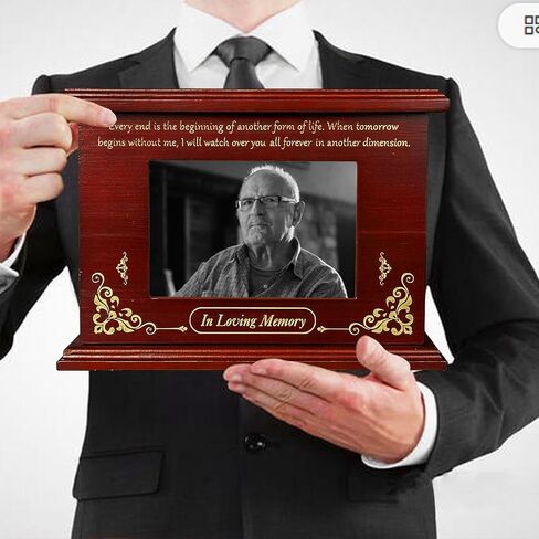 Cremation Memorial Urns for Human Ashes Adult Male Female, Funeral Memorial Urns for Ashes with Photo Frame, Wooden Urns Box and Casket for Men Women, Holds Up to 250 LBS. (Tree of Life) in Saudi Arabia