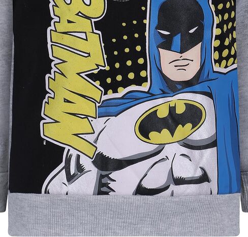 هودي باتمان بوي بنصف سحاب للأطفال الصغار والصغار – رمادي/أسود in Kuwait