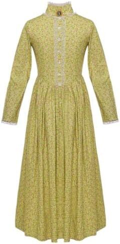 فستان GRACEART Pioneer Girl Prairie Dress Colonial Dress للفتيات مصنوع من القطن بنسبة 100% in Kuwait