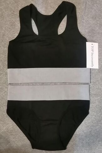 طقم حمالة صدر ولباس داخلي رياضي ناعم بدون خياطة للنساء، حمالة صدر مريحة مع دعم خفيف، حمالة صدر غير مبطنة، لاسلكية، غير مبطنة in Kuwait