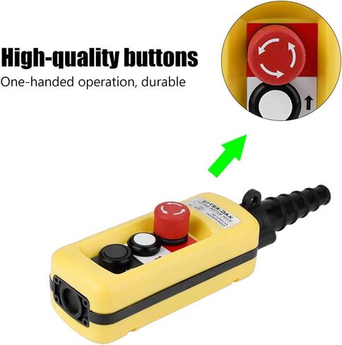 Hoist Lift Controller, Attic Lift System Hoist Push Button Switch Crane Remote Control Garage Hoist System Up Down Switch Crane Pendant Lifting in Saudi Arabia