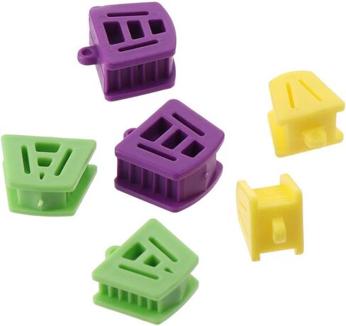 6 عبوات من مكعبات عض الأسنان، كتل عض من السيليكون للفم للأسنان، كتل عض الأسنان من الدعائم للفم in Kuwait