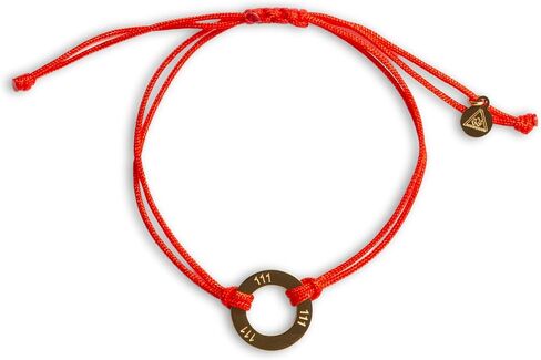 Angel Numbers Bracelet - Red Cord Waterproof Gold Jewelry - Numerology Bracelet - Beautiful Symbol of Guidance, Inspiration, Manifestation and Law of Attraction in Kuwait