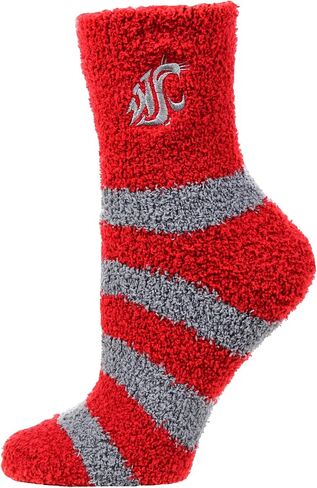 Washington State Cougars Officially Licensed NCAA Fuzzy Slipper Socks in Saudi Arabia