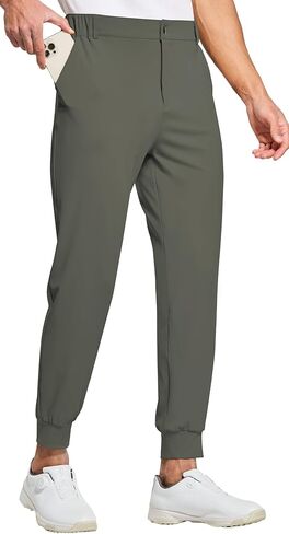 Willit Men's Golf Joggers Stretch Slim Fit Sweatpants Running Travel Work Pants with 5 Pockets in Kuwait