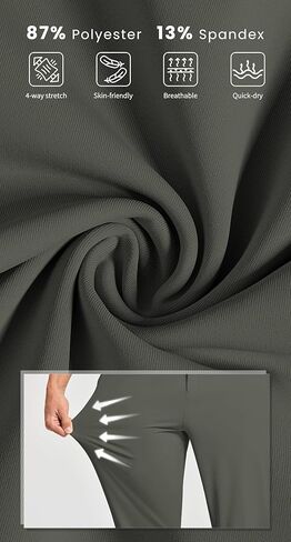 Willit Men's Golf Joggers Stretch Slim Fit Sweatpants Running Travel Work Pants with 5 Pockets in Kuwait