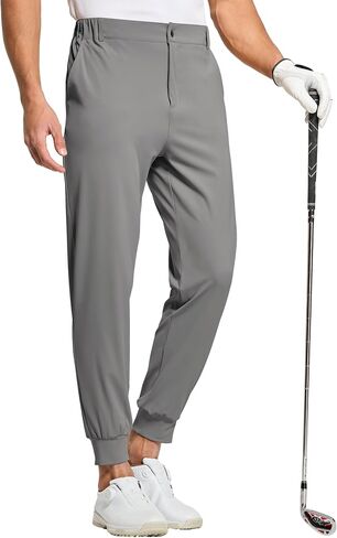 Willit Men's Golf Joggers Stretch Slim Fit Sweatpants Running Travel Work Pants with 5 Pockets in Kuwait