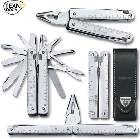 VNOX Victorinox 30327L Swiss Tool X في حقيبة جلدية من in Saudi Arabia