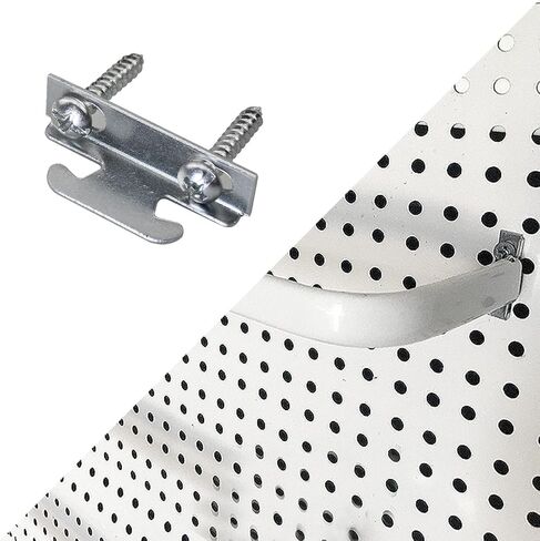 4pcs 2 Sets Curtain Rod Side Bracket Curtain Hooks Curtain Rod Ceiling Side Mounting Bracket with Screws for Home Kitchen Supplies in Saudi Arabia