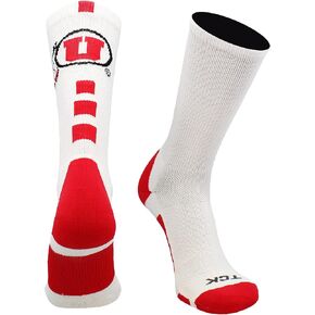 TCK Utah Utes Crew Socks