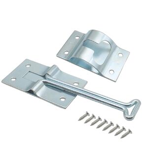T Style Entry Door Latch 4" Rv Door Holder/Screen Door Latch Rv Baggage Door Catch Camper Trailer Storage Door Latch Hook Holders with Screws (1set)