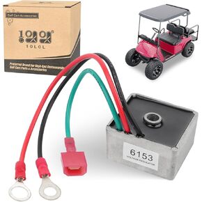 10L0L Voltage Regulator Rectifier for EZGO 1994-up Gas Golf Cart, Club Car 1984-1991, Columbia/ParCar 1982-1994, OEM# 27739-G01 27739G01 435-203