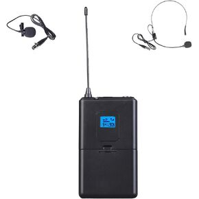 Bodypack Mic with Lapel & Headset Mics for WM400 CH1 541.90MHz