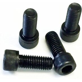 1/2 بوصة × 1 1/2 بوصة UNC 13 Tpi مقبس غطاء الرأس مسامير سوداء عالية الشد حزمة من 4. مثالية لمسامير تركيب فتحة T لميكانيكي CNC in Kuwait