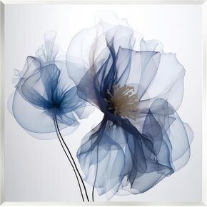 Stupell Industries Blue X-Ray Flowers Wall Plaque Art by Irena Orlov