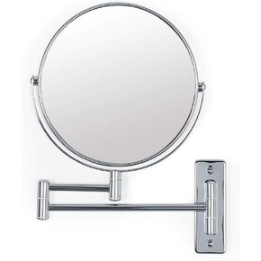 Better Living Products Cosmo 8" Vanity Doubled Sided Mirror with 5X Magnification, 10" x 1" x 12.25", Chrome